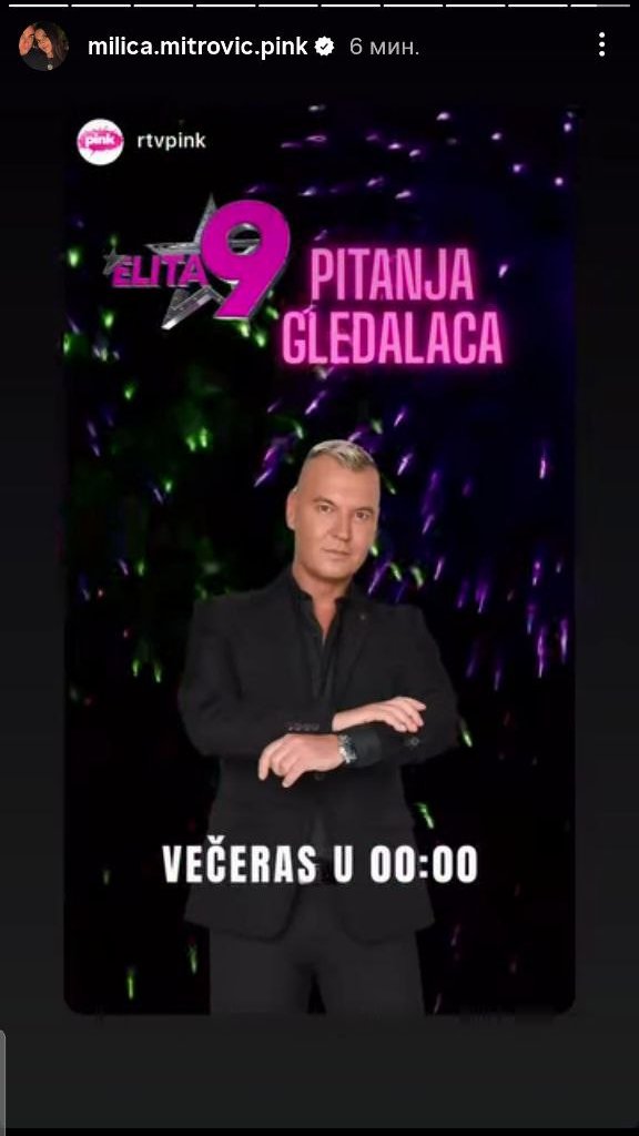 NE PROPUSTITE 📺 PITANJA GLEDALACA sa Milanom Miloševićem tačno u PONOĆ 🤩⏰📺