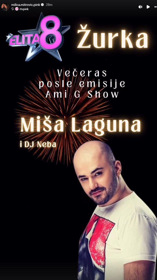 VEČERAS U ELITI: ŽURKA uz Mišu Lagunu i DJ Nebu 🔥🤩📺