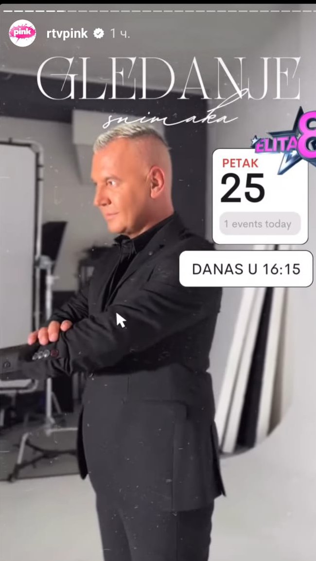 NE PROPUSTITE 🤩 Na TELEVIZIJI PINK uskoro počinje GLEDANJE SNIMAKA sa Milanom Miloševićem 📺🎥🔜