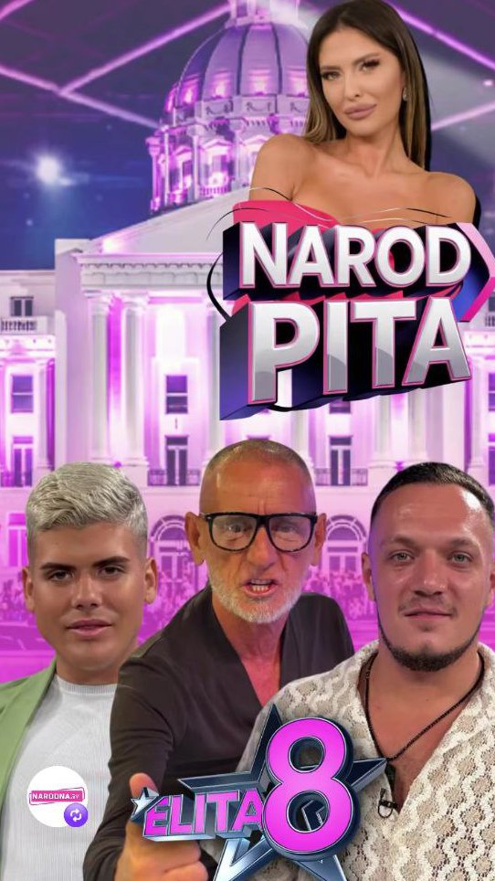 NE PROPUSTITE 🤩 Emisija Narod pita večeras na TELEVIZIJI PINK 📺🤩