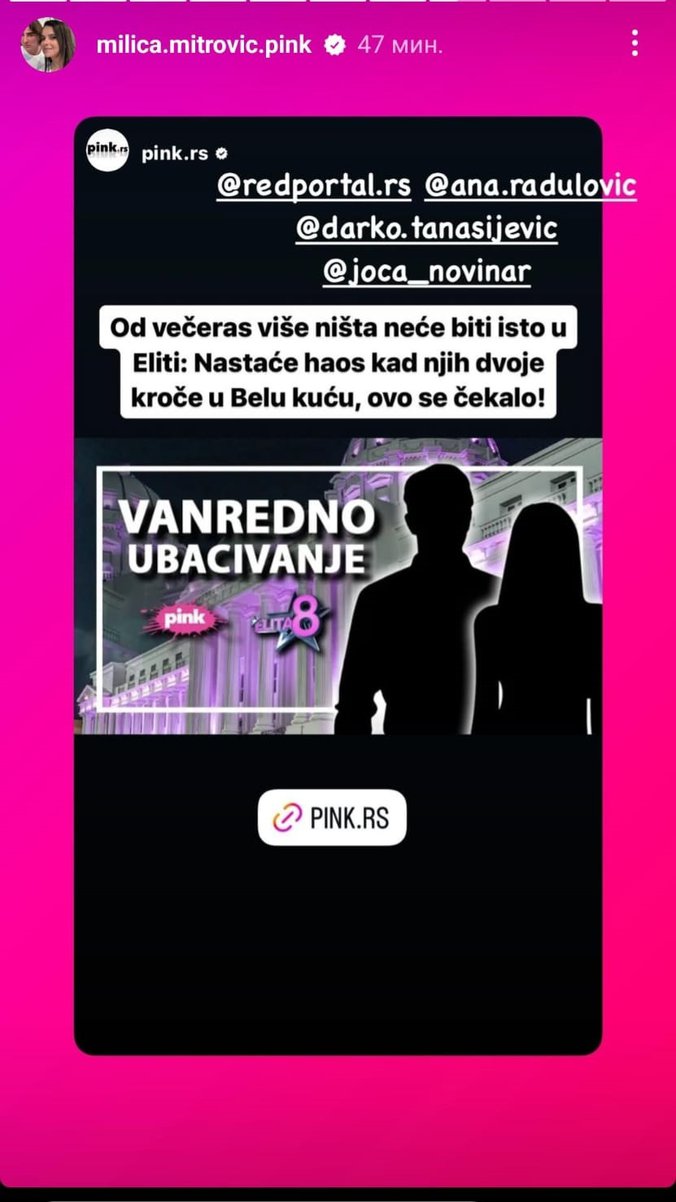 OČEKUJE SE VELIKI POTRES 😲 Večeras VANREDNO UBACIVANJE na TV Pink 📺