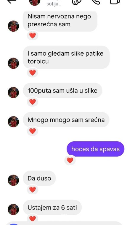 HAJDE da se MAZIMO 🫢Isplivale PORUKE između Sofije i 41-GODIŠNJEG Daneta 💬