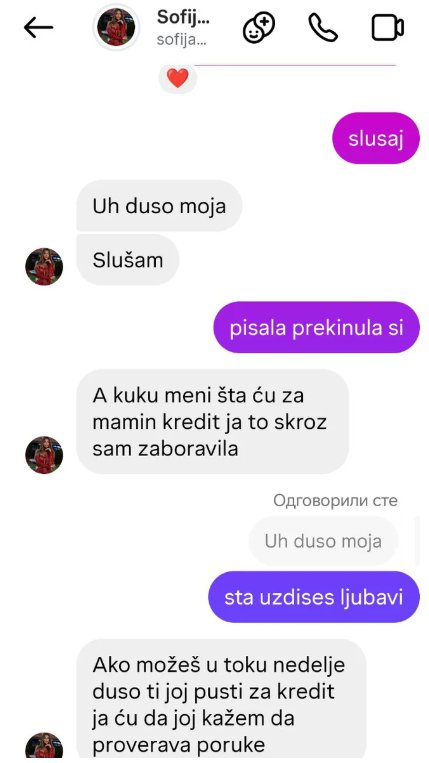 Isplivale PORUKE koje DOKAZUJU da je Sofijina majka UZIMALA PARE od Daneta! 💰