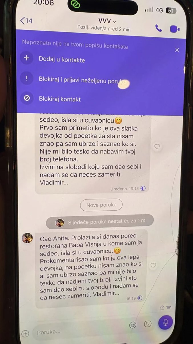 Vladimir Volkov MUVAO Anitu: Evo kakve poruke joj je slao 👇