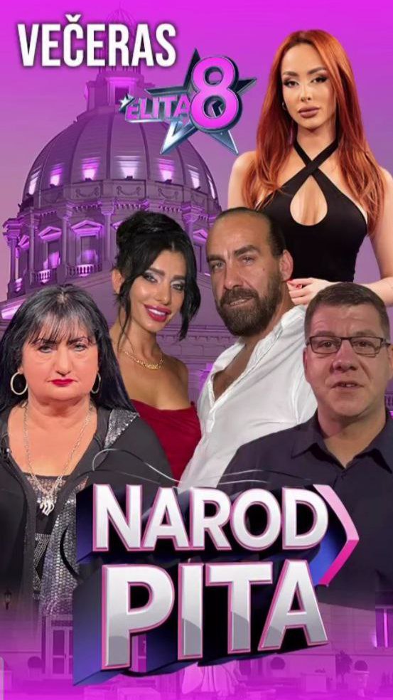 NE PROPUSTITE 🤩 NAROD PITA večeras samo na TELEVIZIJI PINK 🤩📺🎉