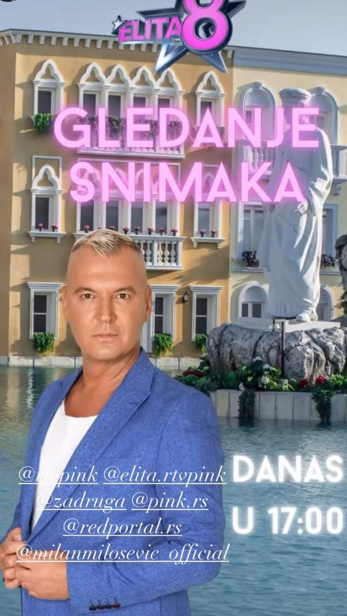 DANAS u 17.00 📺 GLEDANJE SNIMAKA sa MILANOM MILOŠEVIĆEM ✨