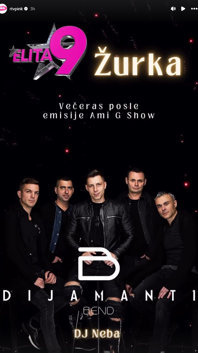 ŽURKA u Eliti uz DIJAMANTI BEND I DJ NEBU 🎶✨📺🤩