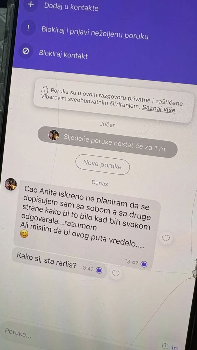 Vladimir Volkov MUVAO Anitu: Evo kakve poruke joj je slao 👇
