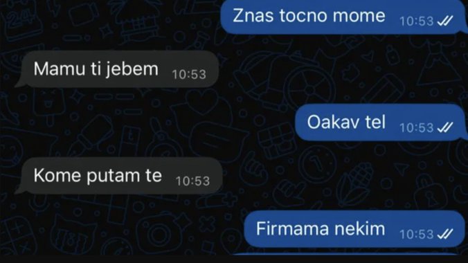 Ekskluzivno prepiska između Site i Nerija: Napravila DUG u banci na njegovo ime pa ga VREĐALA 😯