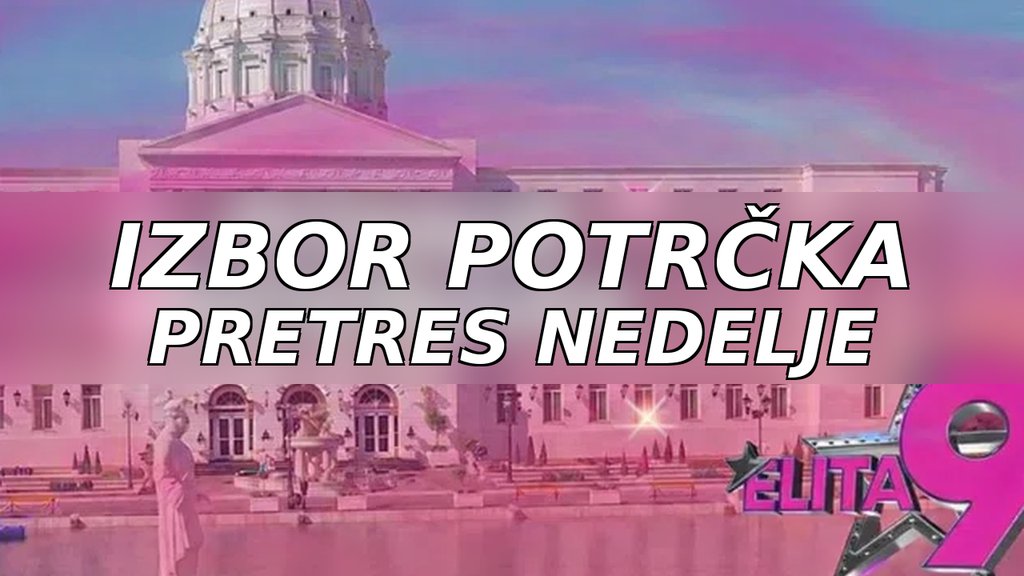 Večeras u ELITI: IZBOR POTRČKA I PRETRES NEDELJE sa Milanom Miloševićem 📺🤩