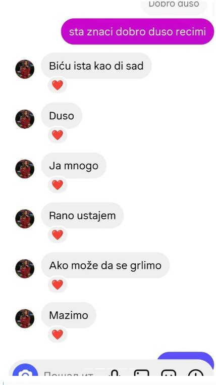 HAJDE da se MAZIMO 🫢Isplivale PORUKE između Sofije i 41-GODIŠNJEG Daneta 💬