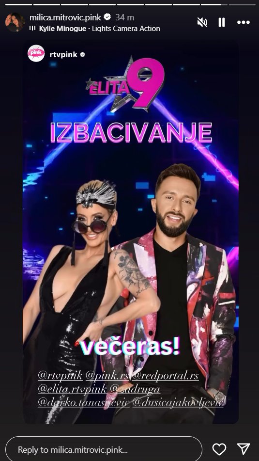 Elita 9 IZBACIVANJE VEČERAS na televiziji PINK ☝️
