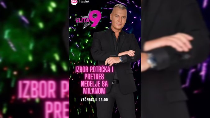 Večeras u ELITI: IZBOR POTRČKA I PRETRES NEDELJE sa Milanom Miloševićem 🤩